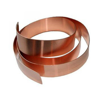 Bobina de banda de cobre con ancho personalizable para cumplir con los requisitos del cliente