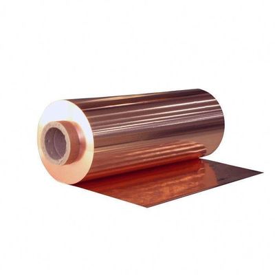 1 mm-2500 mm de ancho de la tira de cobre bobina de cobre de 0,013 pulgadas para el servicio de procesamiento
