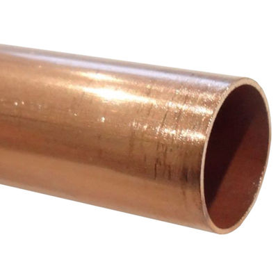 Tubos de cobre de alto 50m de fabricantes de renombre con 99,9% Cu Min y longitud personalizada