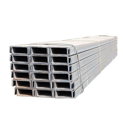 Acero de canal de 4 mm para materias primas está perforado y estándares JIS ASTM GB BS EN DIN