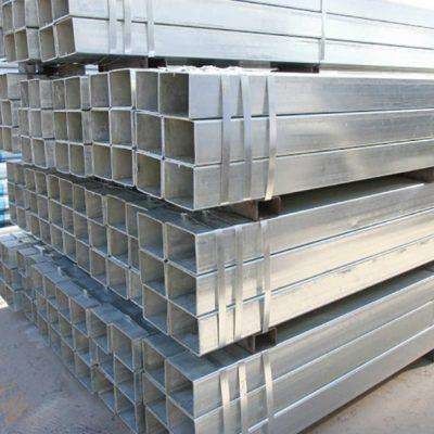 Resistencia a la corrosión superior 0,12 mm-6 mm espesor tubo y tubo de acero galvanizado cuadrado y sumergido en caliente con certificado ROHS