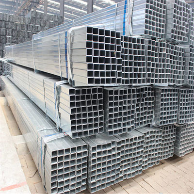 Resistencia a la corrosión superior 0,12 mm-6 mm espesor tubo y tubo de acero galvanizado cuadrado y sumergido en caliente con certificado ROHS