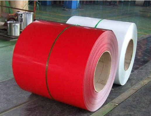 bobina de aluminio recubierta de color fabricada por los fabricantes con tolerancia de ± 1% a temperatura O H112