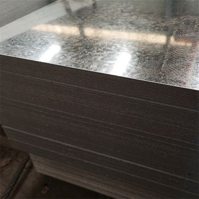 Gran inventario Dx51d Dx52d Dx53d Hoja de acero galvanizado con superficie ligeramente engrasada y tolerancia ± 1%
