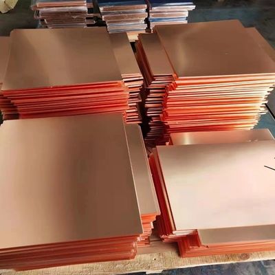 Placa de cobre de resistencia máxima de 195 MPa para aplicaciones de trabajo pesado