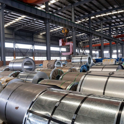 Dx51d Dx52d Dx53d Cinturón de acero galvanizado con norma DIN y basado en la técnica de laminado en frío