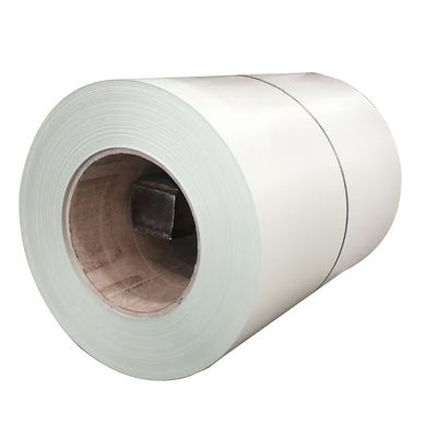 Largo 600-12000mm Material de seguridad de color recubierto PPGI bobinas de acero galvanizado de hoja de procesamiento de servicio de perforación