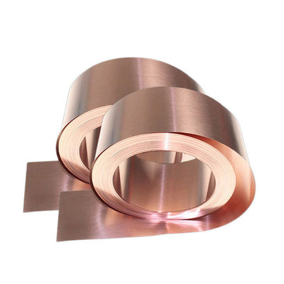 Cinturón de cobre sin aleación bobina de cobre de 8 mm materias primas con ancho personalizable