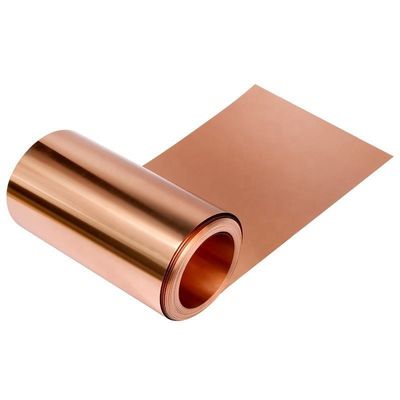 Banda de cobre sin aleación bobina de cobre de 12 mm para especificaciones personalizadas