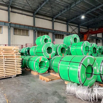 Bobinas de acero inoxidable sin costura con 2B BA 2D 2BB No.3 No.4 Superficie de acabado en gran inventario y 0.1-200 mm de espesor