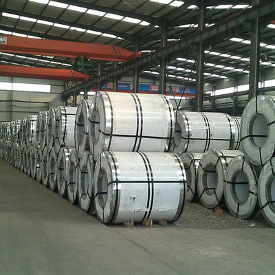Inventario de 201 304 316 409 410 430 Cintas laminadas de chapa de acero inoxidable en bobinas con acabado de superficie y tolerancia ± 1%