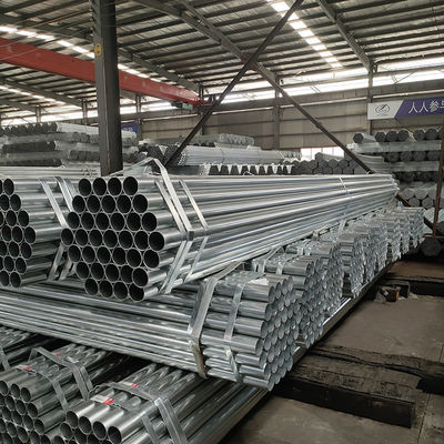 Pruebas estrictas de tubos de acero galvanizados a base de laminado en frío con garantía de la técnica de laminado en frío y ligeramente engrasado