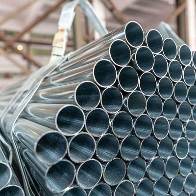 Tubos redondos de acero galvanizado con pruebas estrictas y garantía de la técnica de laminado en frío
