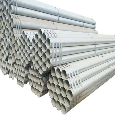 48.3 mm Tubo de acero galvanizado por sumersión en caliente con espiga regular y superficie ligeramente engrasada