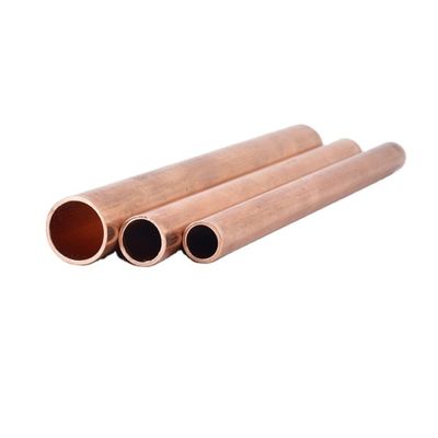 Tubo de cobre recto resistente a la corrosión con servicio de procesamiento por perforación