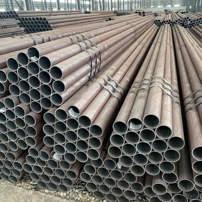 Tubo de acero sin costura de carbono libre de impuestos Q195 Q215 Q235 SS400 S235 con procesos de producción y fabricación