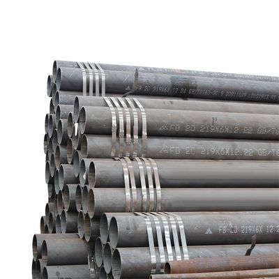 6m Tolerancia de longitud ± 1% OEM Custom Q195 Q215 Q235 SS400 S235 Tubo de acero sin costura sin costura de carbono