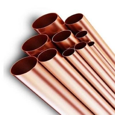 Resistencia final ≥ 195 MPa Tubo de cobre de 200 mm de diámetro con diámetro exterior de 0,3 mm-80 mm y materias primas