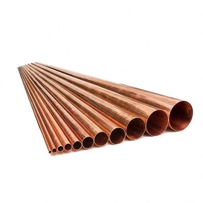 30% de elongación tubo de cobre recto asequible y materias primas para tamaños óptimos