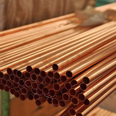 1mm-220mm espesor de pared C24000 tubo de cobre Cumplir con los requisitos del cliente con una resistencia máxima de 195 MPa