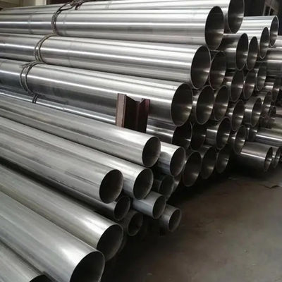 Forma de sección redonda 201 304 304L 316 316 316L 410 430 12x18h10t Tubo de acero inoxidable sin costura
