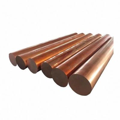Varilla de cobre de alta pureza sin aleación y 99% Cu Min con propiedades mecánicas personalizadas