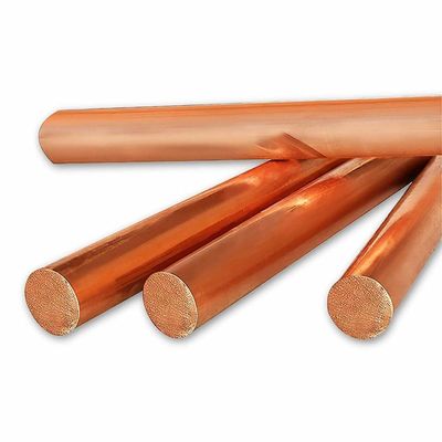 Barras de cobre no aleado C1100 C1020 C1220 C2720 C2600 C2400 con alta pureza y servicio de descoloración de proveedores de confianza