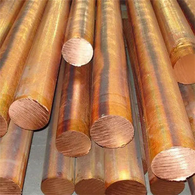 Duración 1-6m o como servicio de flexión de las materias primas 2m C1100 Varilla redonda de cobre Barras redondas planas de latón sólido