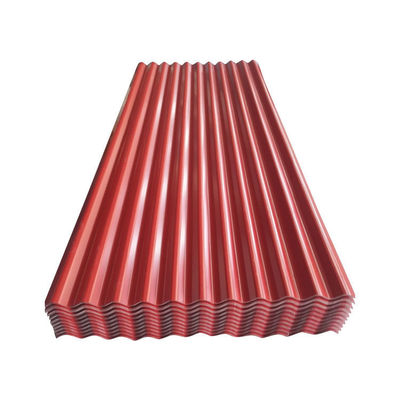 Hoja de acero corrugado galvanizado con tamaño personalizable 600-1500 mm de ancho y 1800-2000 mm de longitud