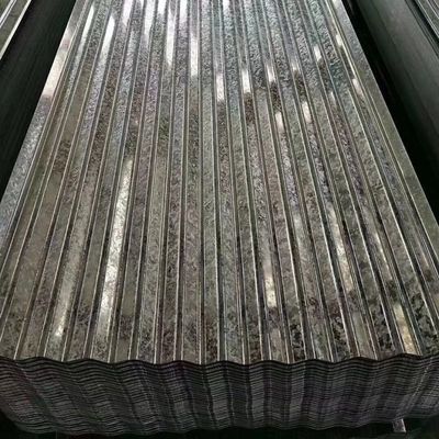 Pruebas estrictas de garantía de la hoja de techo de color galvanizado con espangles regulares y dureza total