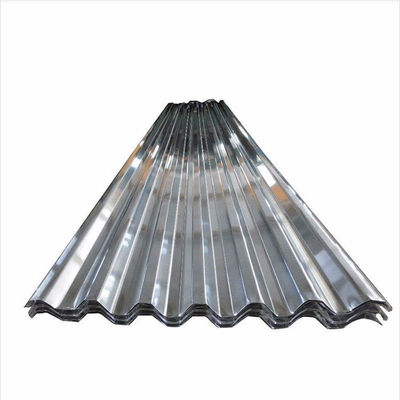 Plata de acero de techo corrugado galvanizado personalizado con varios tamaños y dureza completa
