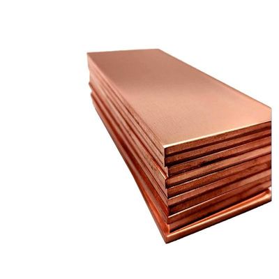 Plata de cobre de cobre puro rojo Orden mínima de una tonelada Ancho 20-2500 mm Ampliamente utilizado en aplicaciones de la industria de la decoración