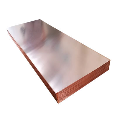 Placas de cobre baratas con elongación ≥ % 30 y resistencia final ≥ MPa 195 Pedido mínimo de una tonelada C12200