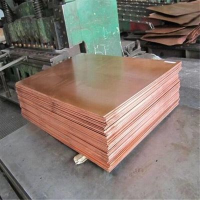 A2000 Placa de cobre con un contenido de 99% de Cu Min y anchuras de 20-2500 mm
