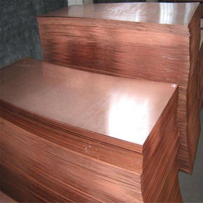 A2000 Placa de cobre con un contenido de 99% de Cu Min y anchuras de 20-2500 mm