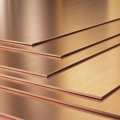 Rolos de placas de cobre de latón Ancho 20-2500 mm Alta resistencia a la corrosión