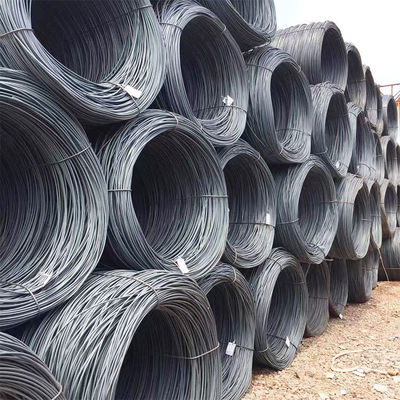 Q195 Q235 Q345 acero especial de corte libre 5.5 mm 6.5 mm laminado en caliente SAE 1008 bobina de alambre de alambre de acero al carbono