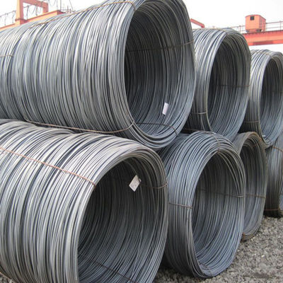 Q195 Q235 Q345 acero especial de corte libre 5.5 mm 6.5 mm laminado en caliente SAE 1008 bobina de alambre de alambre de acero al carbono
