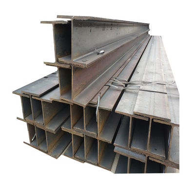 Construcción precisa 20x20 H viga SS540 S235 S275 S355 A36 A572 G50 G60 con ancho y grosor de brida personalizables