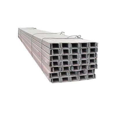 JIS ASTM GB BS EN DIN Canal de acero al carbono estándar para láminas y paneles de metal perforados