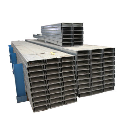 Materia prima y tolerancia ± 1% de acero laminado en caliente por conducto en U