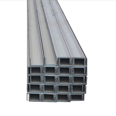 Canal de acero inoxidable en forma de U JIS ASTM GB BS EN DIN