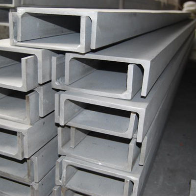 Canal de acero inoxidable en forma de U JIS ASTM GB BS EN DIN