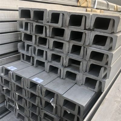 Canal de acero inoxidable en forma de U JIS ASTM GB BS EN DIN