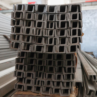 SS 304 de acero inoxidable con vigas en U en forma de C con servicio de procesamiento de flexión